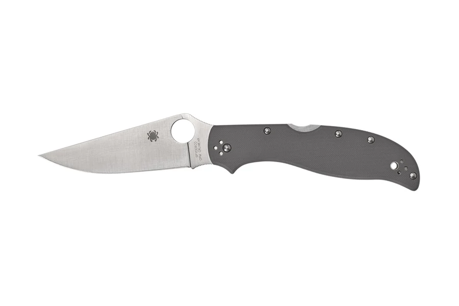 Spyderco STRETCH 2 XL G-10 GRAY CRU-WEAR PLAIN C258GPGYCW