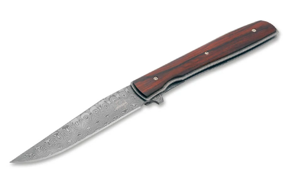 Böker Plus Urban Trapper Cocobolo Damast Zsebkés