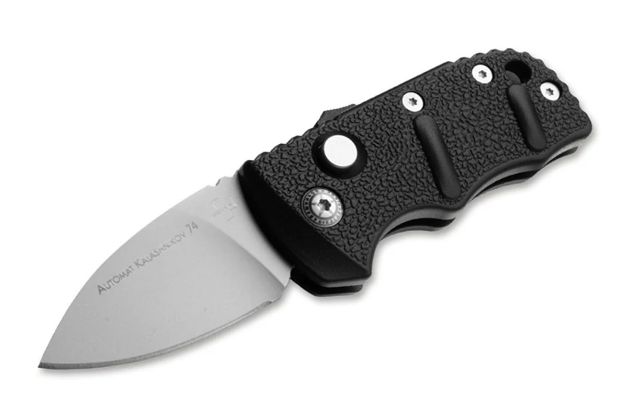 Böker Plus AKS-74 Stubby Swiss Edition D2 Rugós Zsebkés