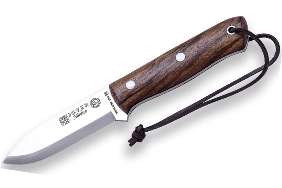 Joker Nordico Scandi Walnut Bushcraft Outdoor Kés