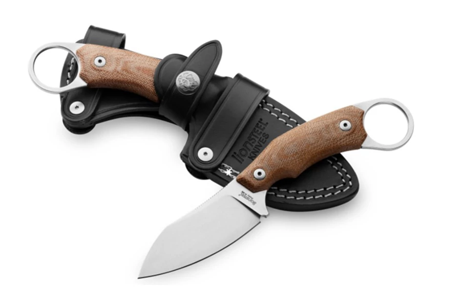 LionSteel H1 Micarta Natural outdoor kés

Tommaso Rumici a Coltelleria Scintilla-val karöltve tervezte a LionSteel számára a H1 és H2 szériát. Az ötlet egy merész, de zseniális ötleten alapult. Tommaso fogta a hagyományos karambit formavilágát és egy sokk