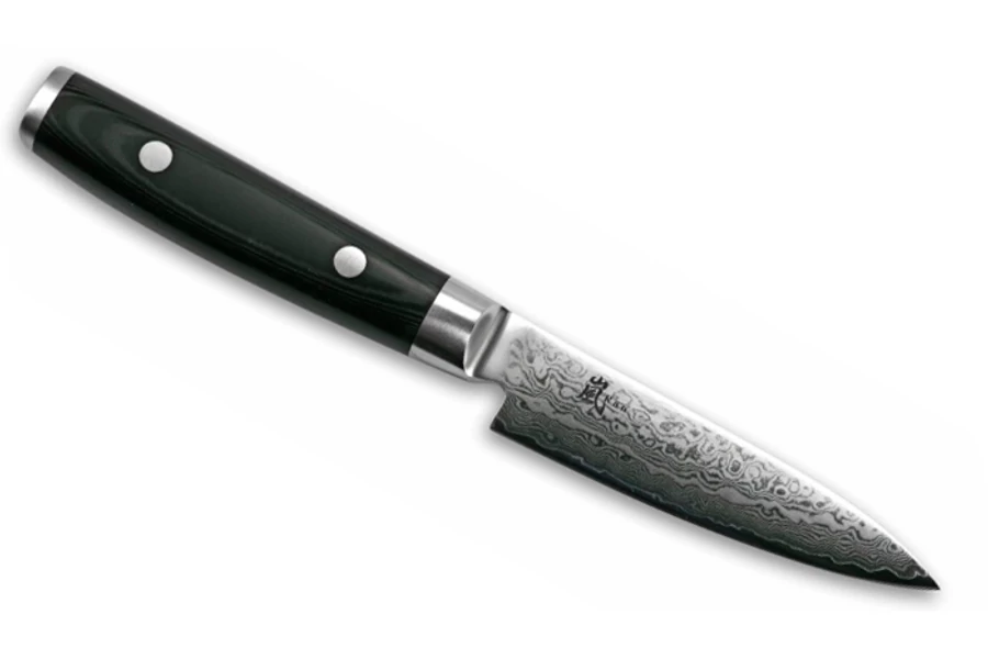 Yaxell Ran Japán Aprító - Hámozókés 10 cm-es damaszk